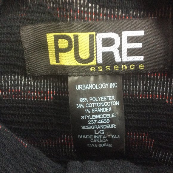 Pure Essence Urbanology Witchy Black Striped Boho Midi Duster/Jacket Size Large - Picture 4 of 5